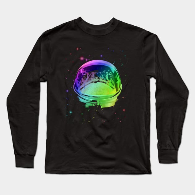 Space Frog Long Sleeve T-Shirt by Nerd_art